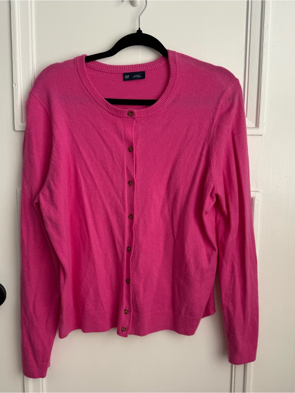 Hot pink Gap cardigan